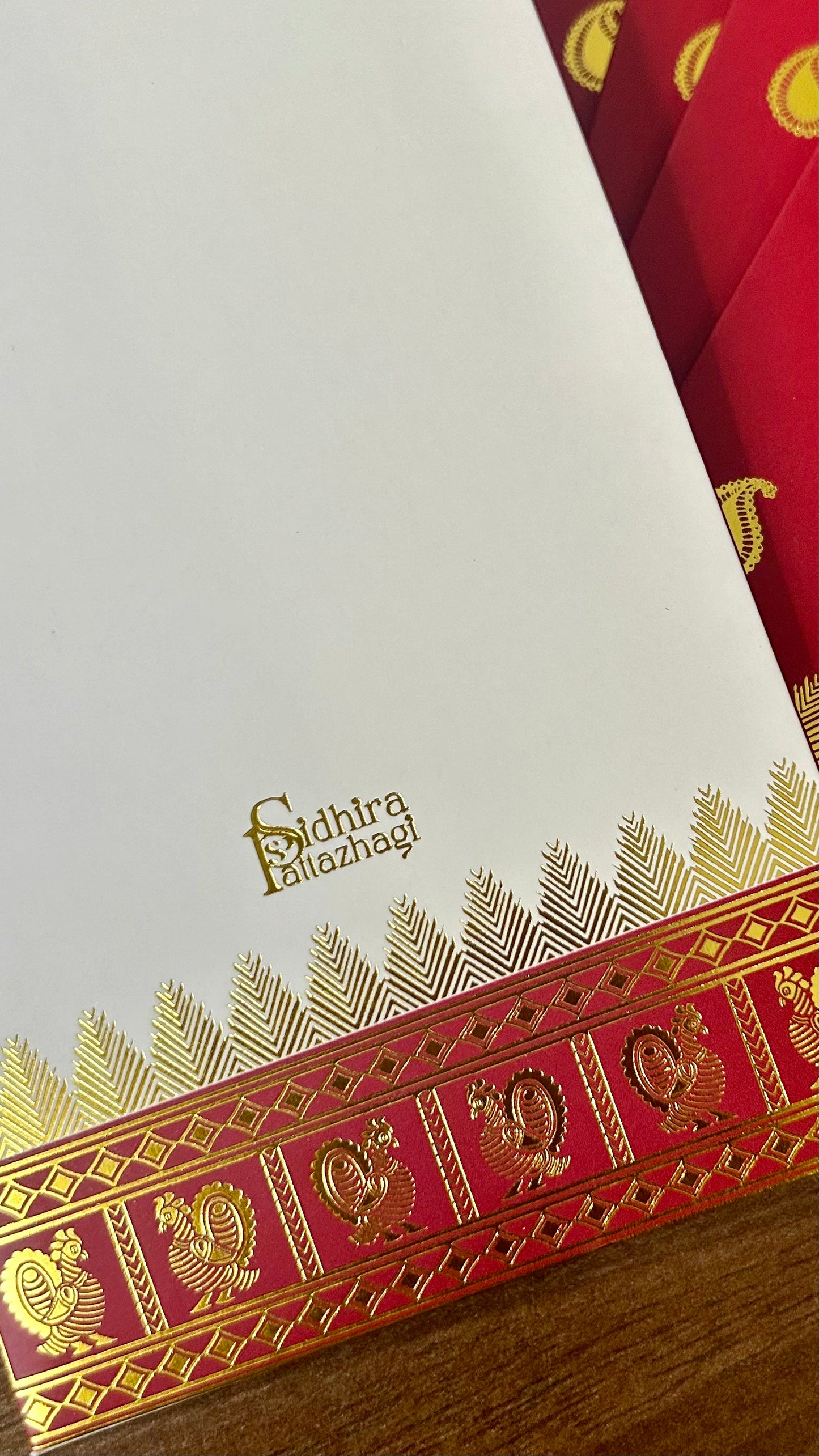 Mayilmaangani Saree-Inspired Blessing Packets (6 pcs)