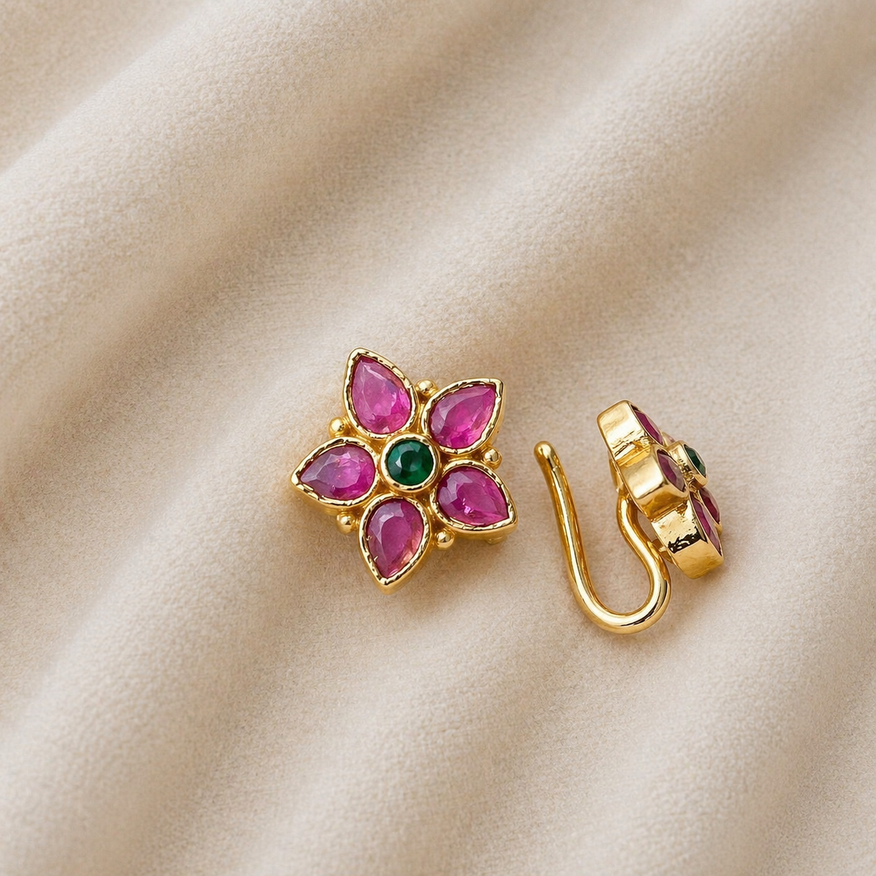 Bargavi • பார்கவி • 925 Silver Nose Pin