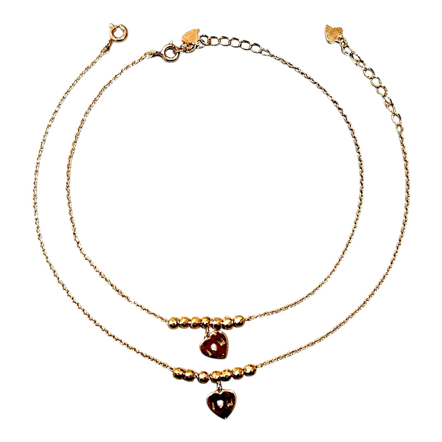 Premam • பிரேமம் • 925 Silver Anklets • Rose Gold