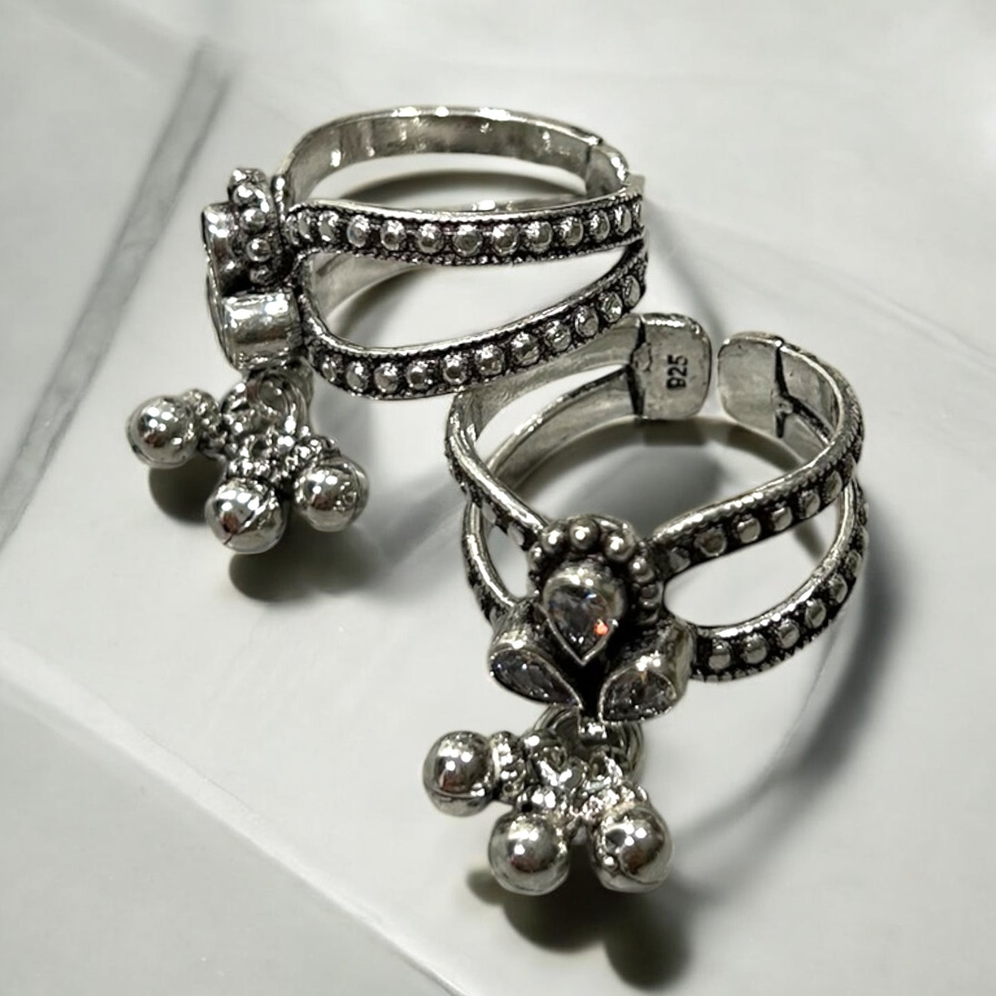Vellimani • வெள்ளிமணி • 925 Silver Toe Rings