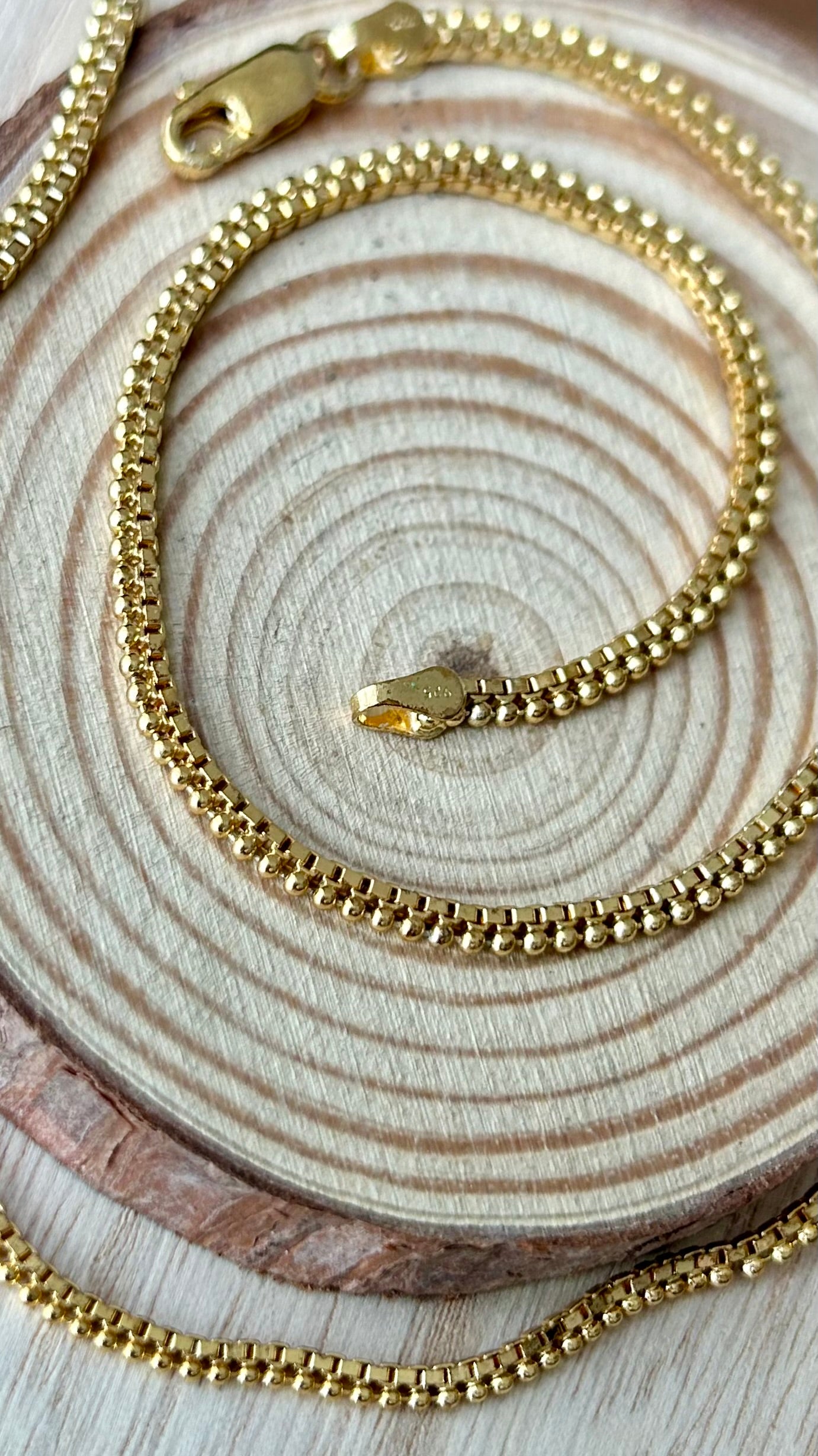 Ponnunjal • பொன்னூஞ்சல் • 925 Silver Anklets • Gold Polish