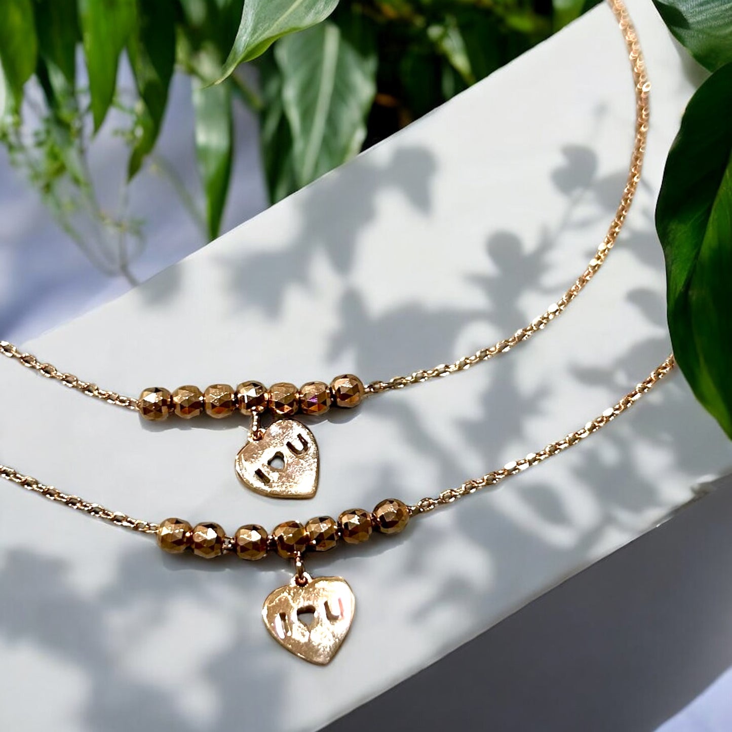 Premam • பிரேமம் • 925 Silver Anklets • Rose Gold