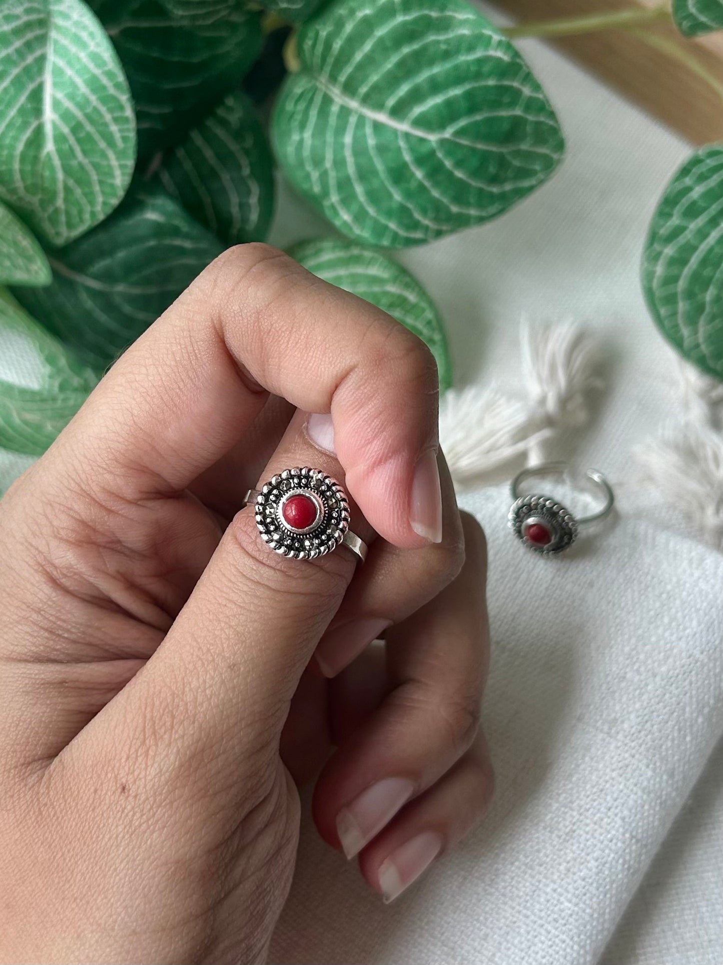 Sindhoori • சிந்தூரி • 925 Silver Toe Rings