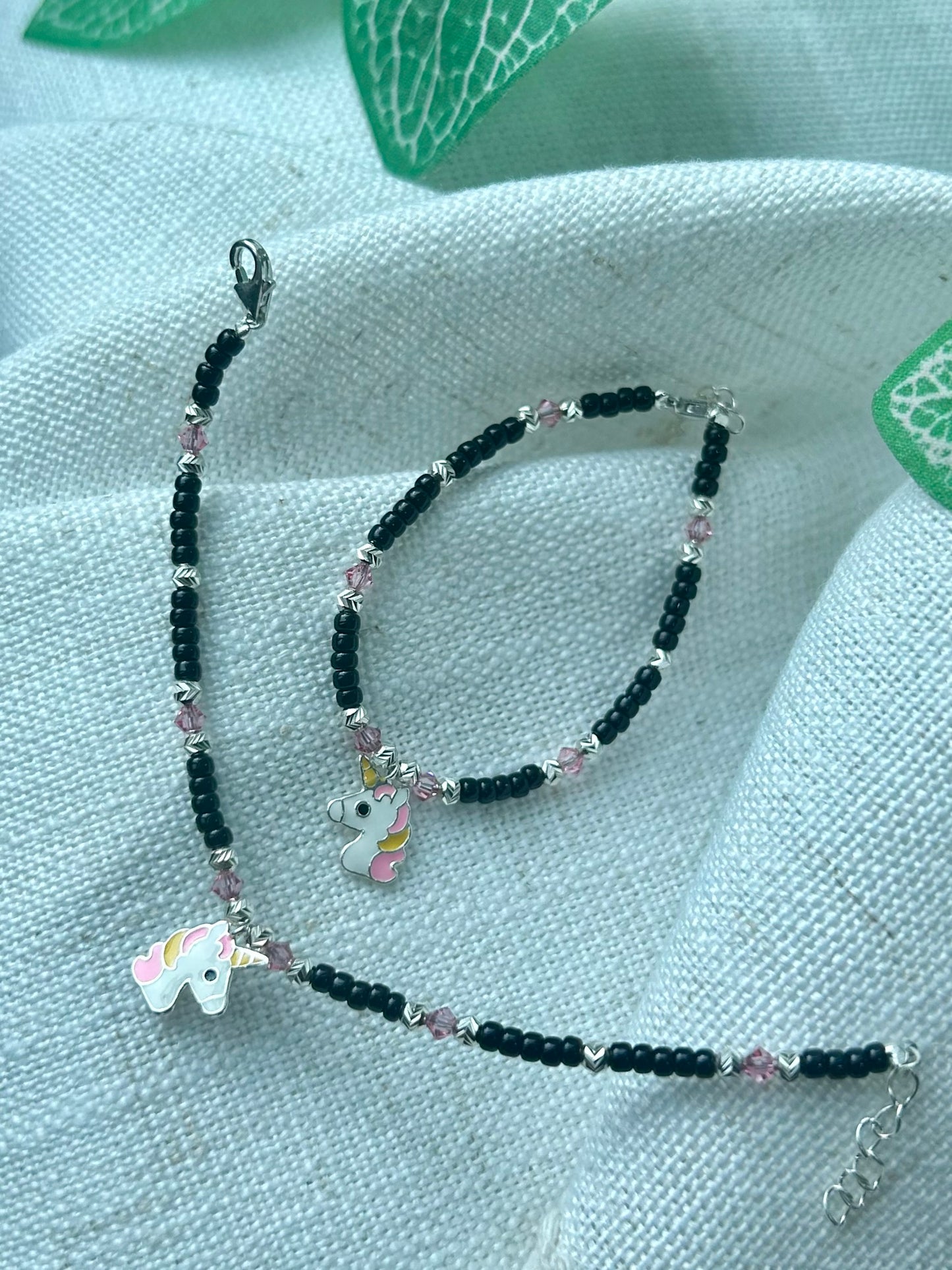 Kanavu • கனவு • 925 Silver Baby Anklet/Bracelet Pair