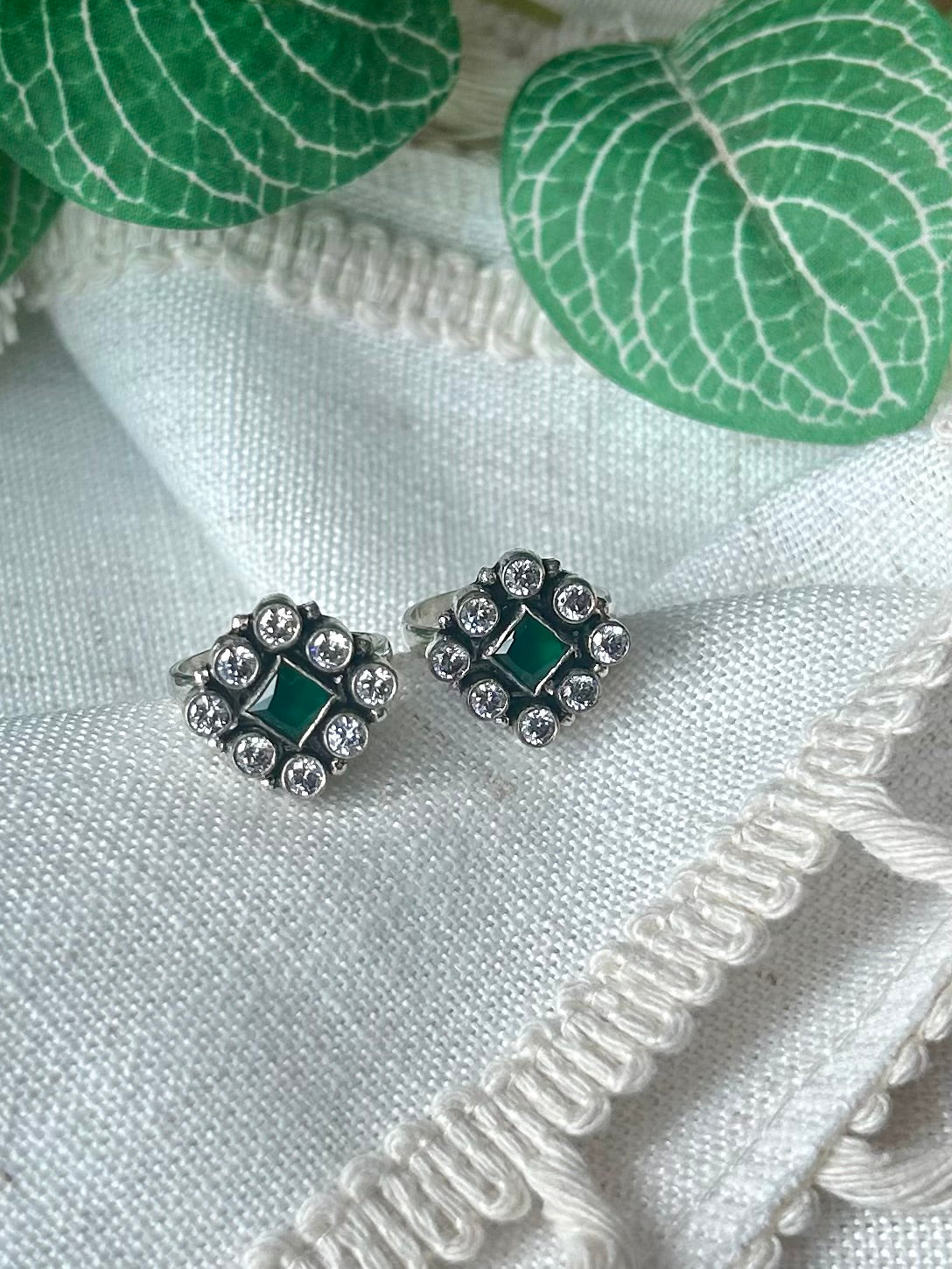 Manimegalai • மணிமேகலை • 925 Silver Toe Rings