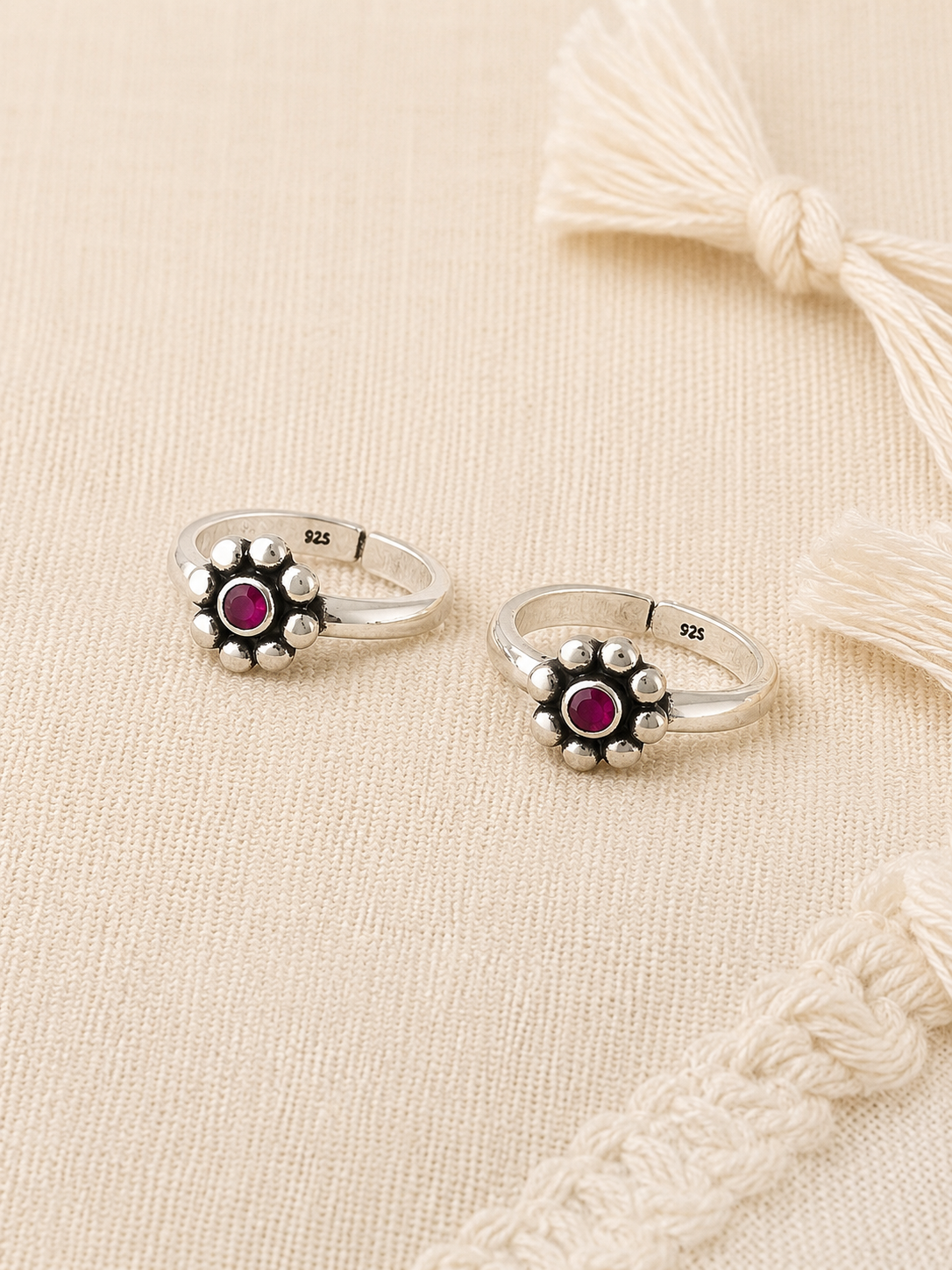 Kamala • கமலா • 925 Silver Toe Rings