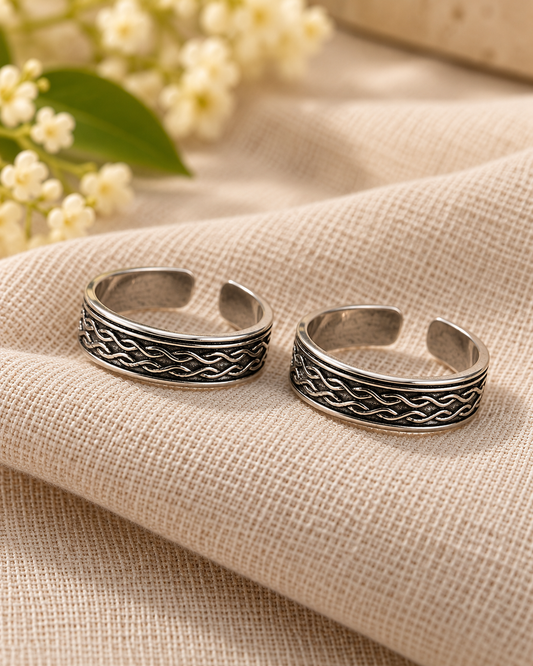 Alai • அலை • 925 Silver Toe Rings
