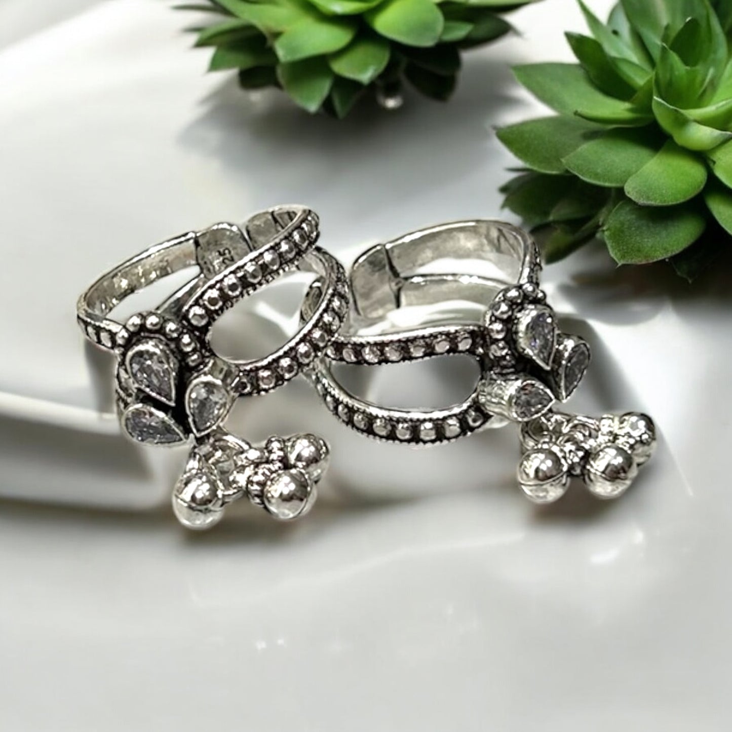 Vellimani • வெள்ளிமணி • 925 Silver Toe Rings