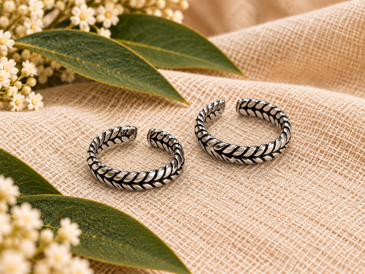 Izhai • இழை • 925 Silver Toe Rings