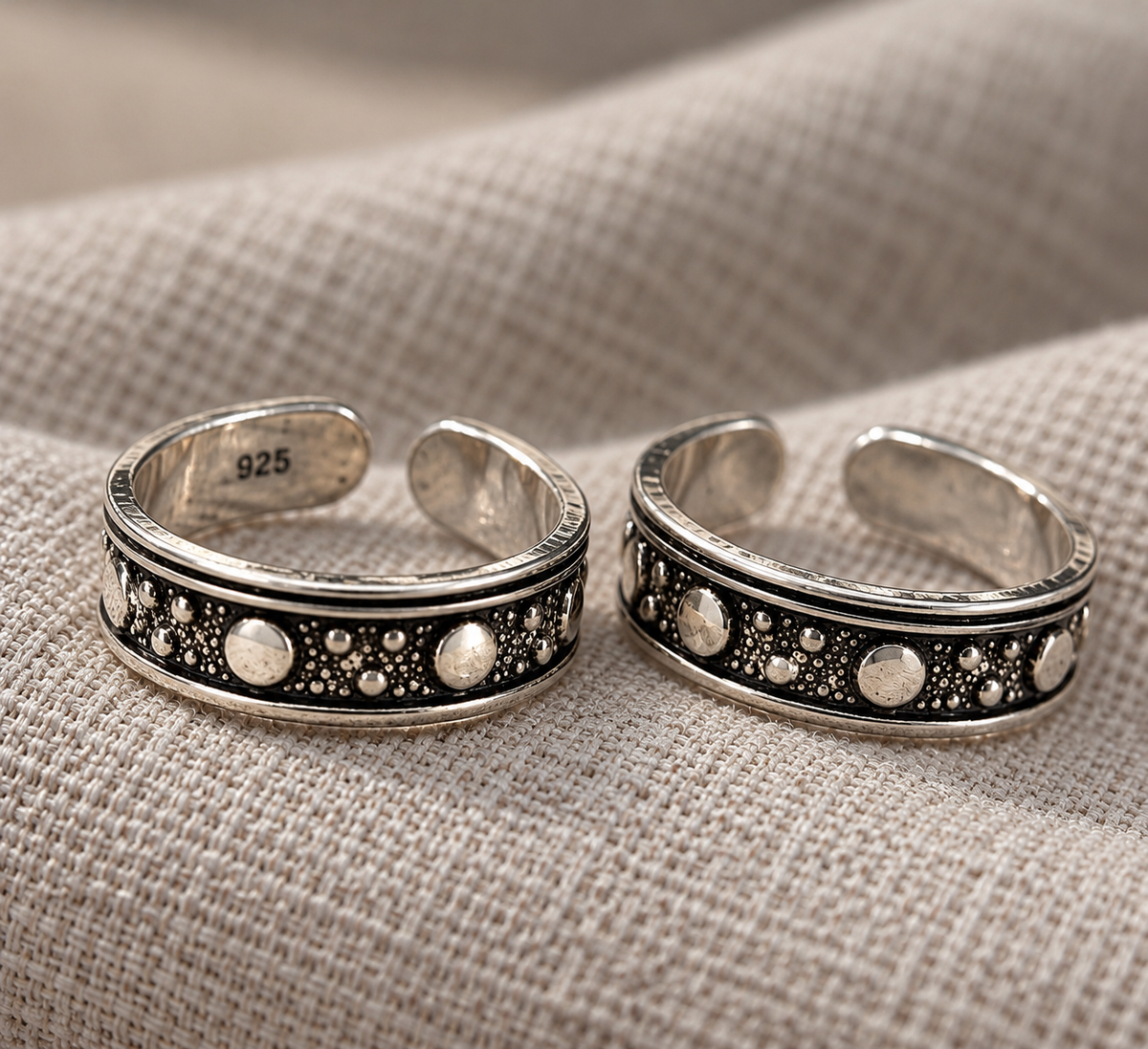 Thaaragai • தாரகை • 925 Silver Toe Rings