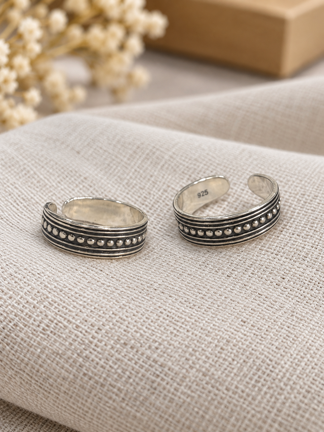 Muthu • முத்து • 925 Silver Toe Rings
