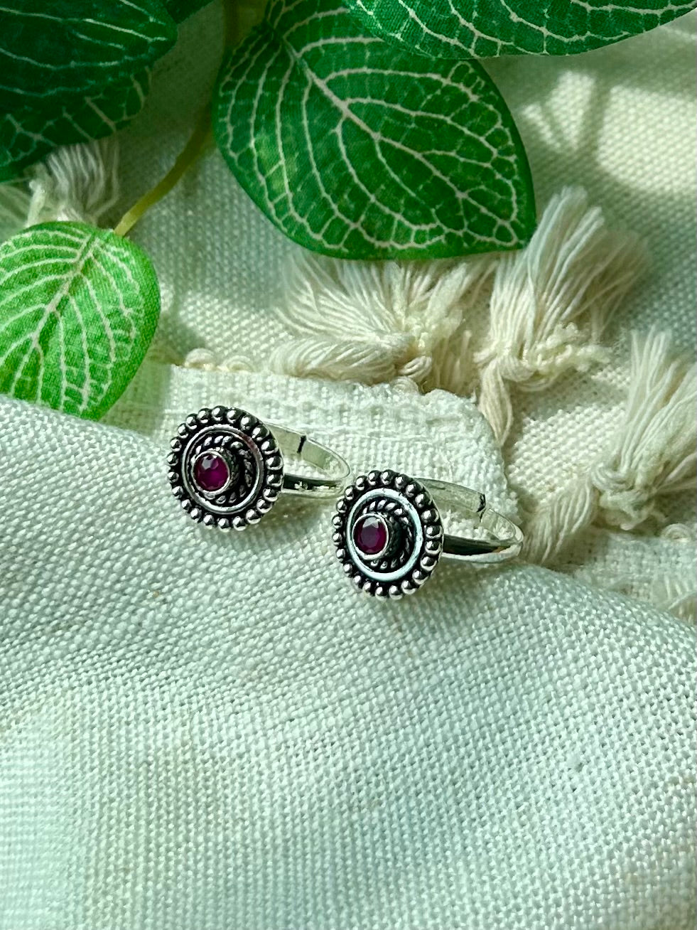 Shakthi • சக்தி • 925 Silver Toe Rings