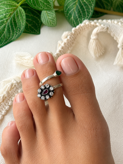 Elavarasi • இளவரசி • 925 Silver Toe Rings