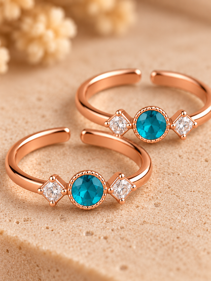 Neelambari • நீலாம்பரி • 925 Silver Toe Rings