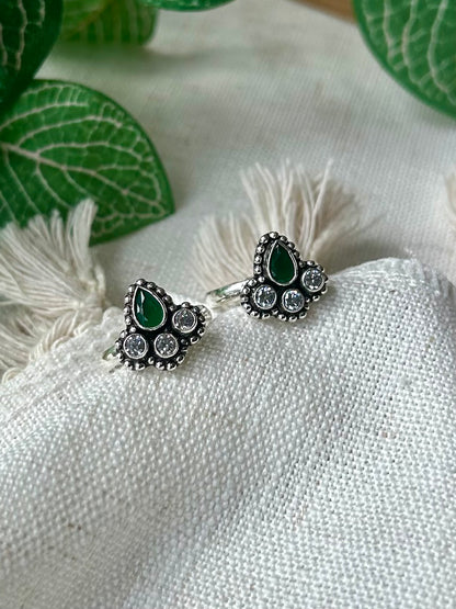 Chandrika • சந்திரிகா • 925 Silver Toe Rings