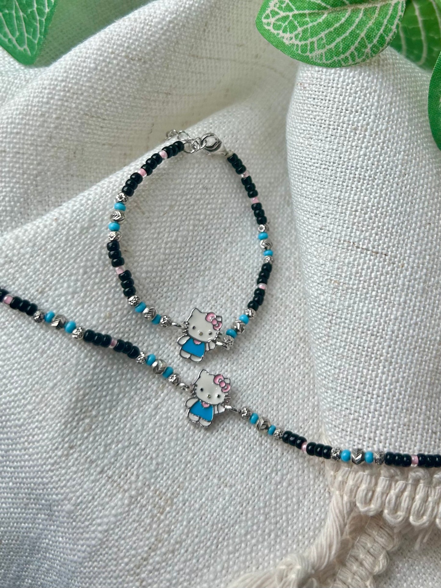 Chinnu • சின்னு • 925 Silver Baby Anklet/Bracelet Pair