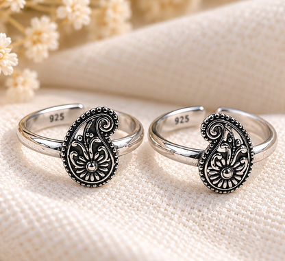 Mangani • மாங்கனி • 925 Silver Toe Rings