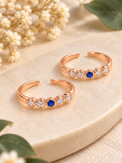 Iyalini • இயலினி • 925 Silver Toe Rings