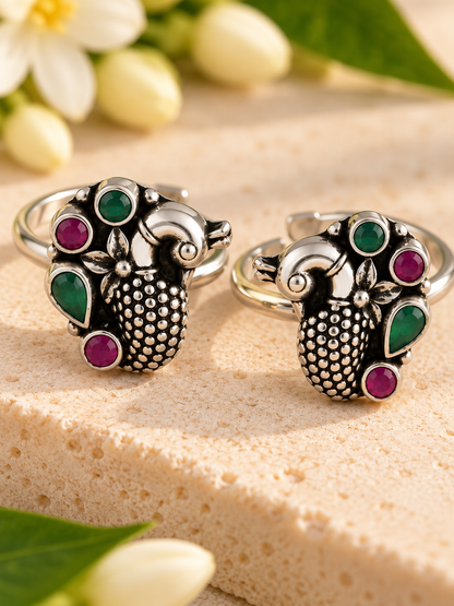 Mayurani • மயூராணி • 925 Silver Toe Rings
