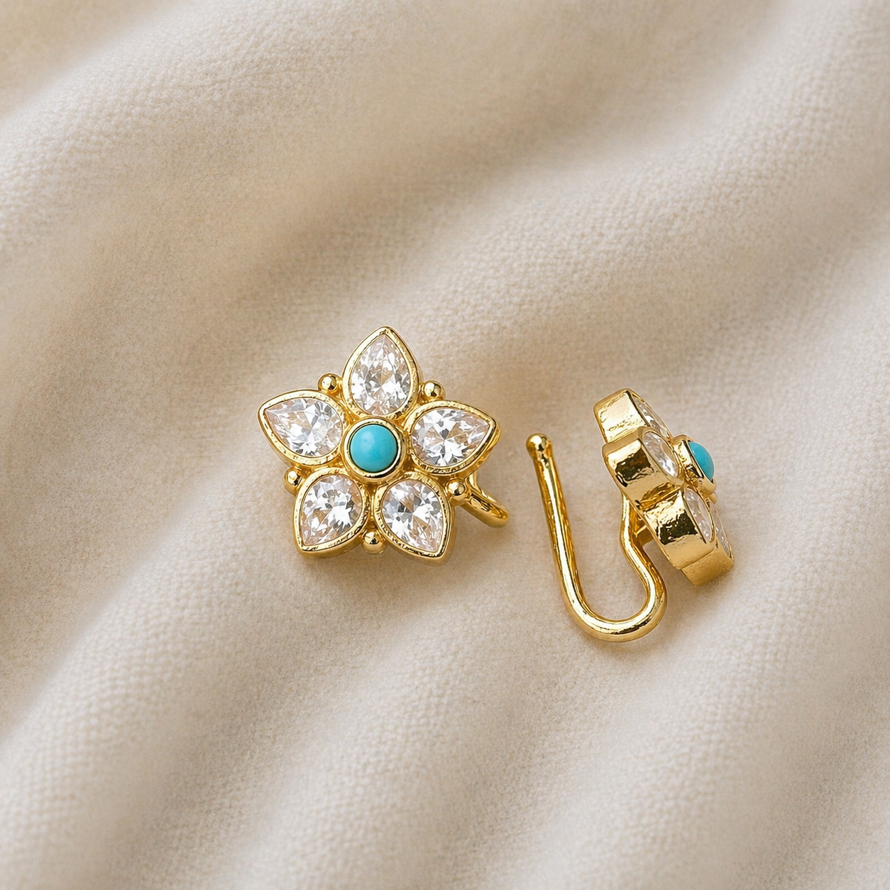 Bargavi • பார்கவி • 925 Silver Nose Pin