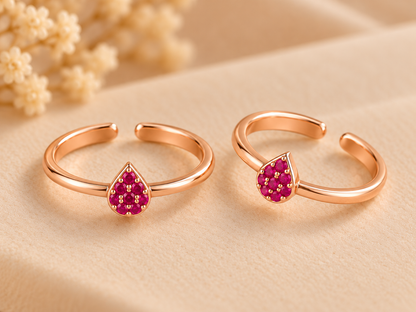 Thulini • துளினி • 925 Silver Toe Rings