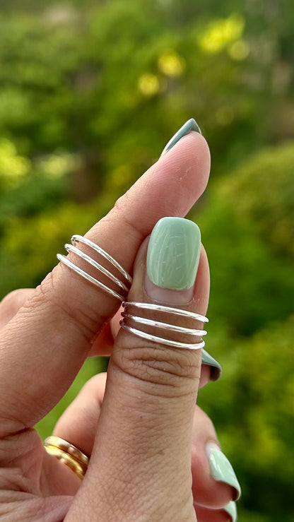 சுழலி, Suzhali - 925 Spiral Silver Metti