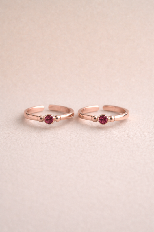 Maanasa • மானசா • 925 Silver Toe Rings