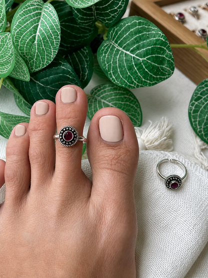 Mridula • மிருதுலா • 925 Silver Toe Rings