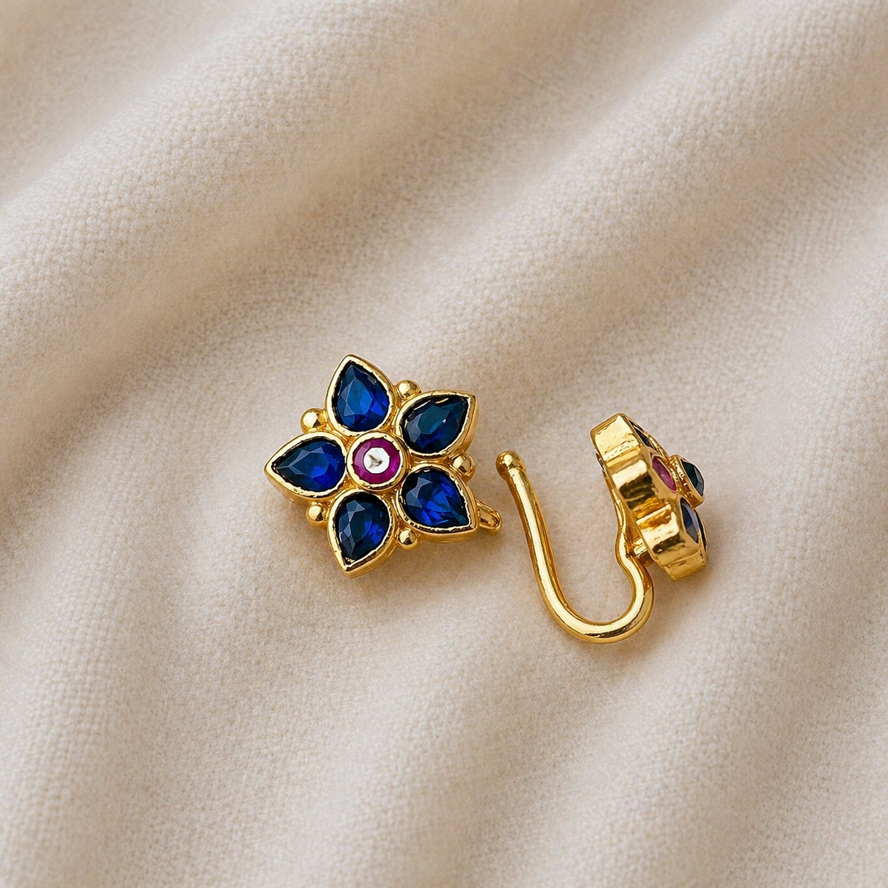 Bargavi • பார்கவி • 925 Silver Nose Pin