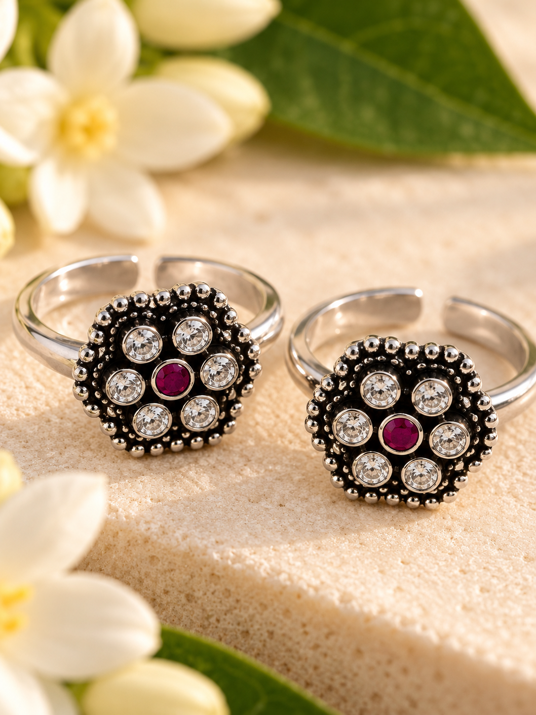 Chandramathi • சந்திரமதி • 925 Silver Toe Rings