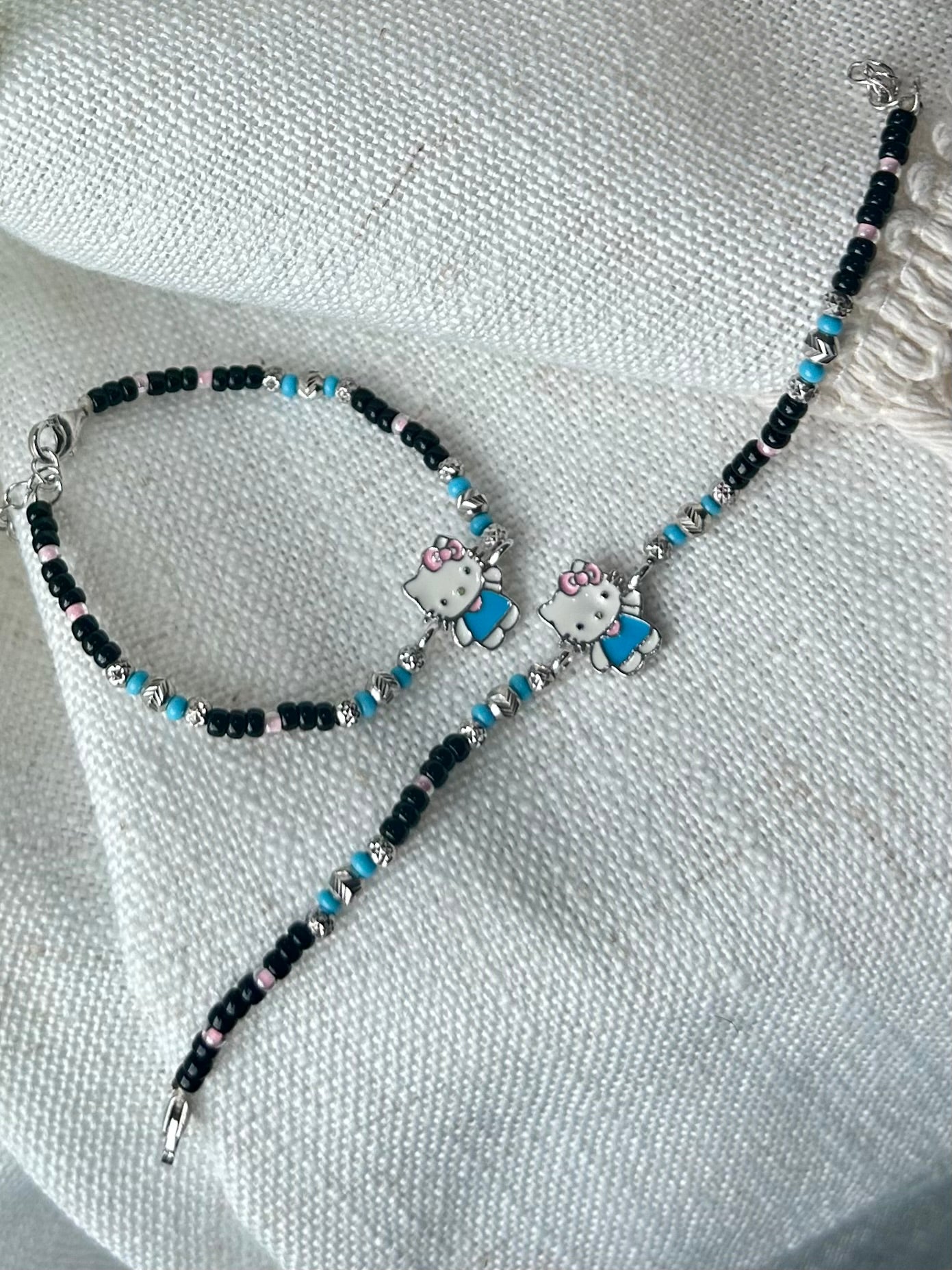 Chinnu • சின்னு • 925 Silver Baby Anklet/Bracelet Pair