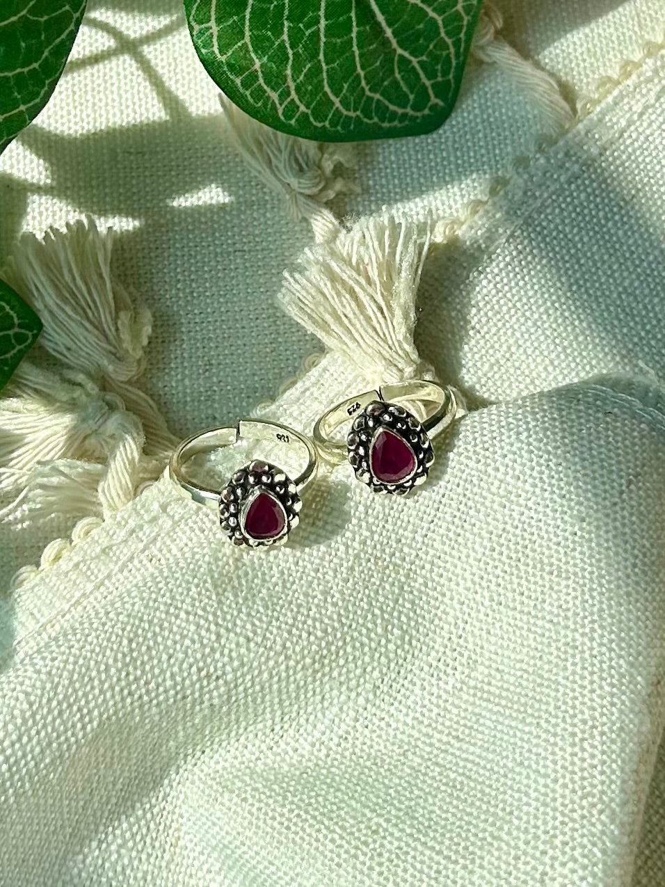 Panimalar • பனிமலர் • 925 Silver Toe Rings