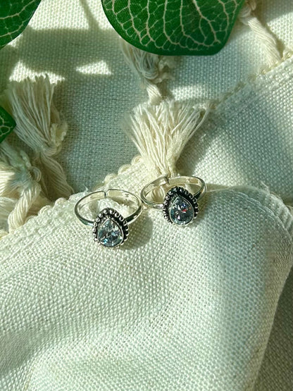 Nirmala • நிர்மலா • 925 Silver Toe Rings