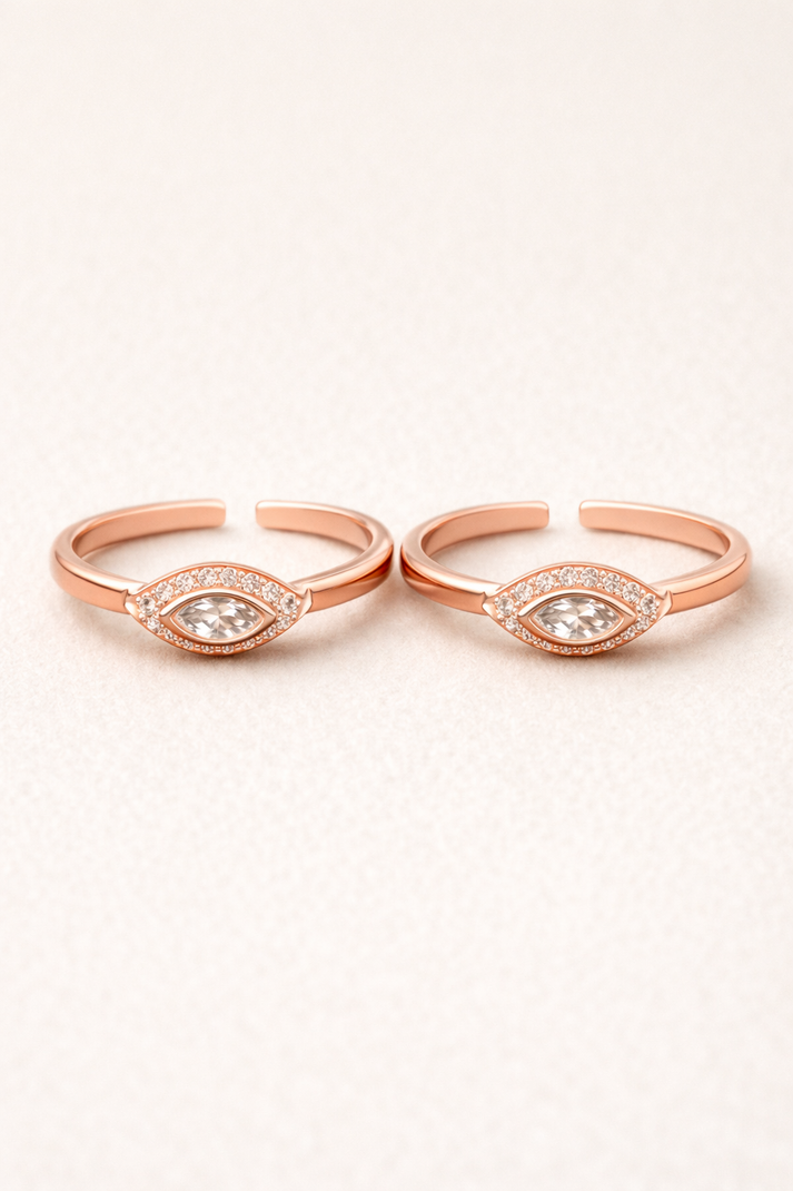 Imaiyaazhi • இமையாழி • 925 Silver Toe Rings | Eye Motif Metti Singapore ...