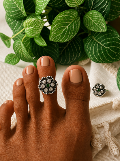 Chandramathi • சந்திரமதி • 925 Silver Toe Rings