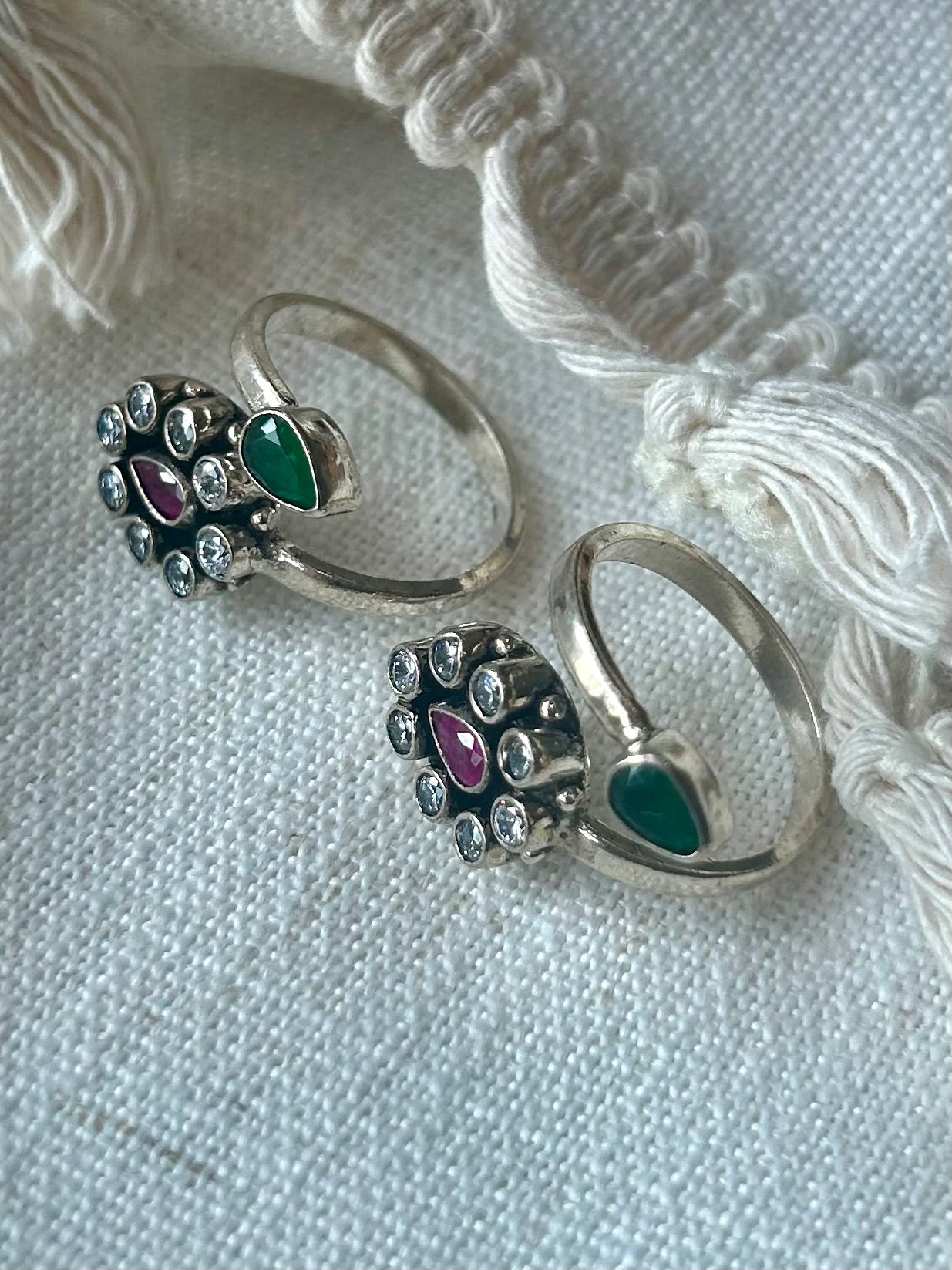Elavarasi • இளவரசி • 925 Silver Toe Rings