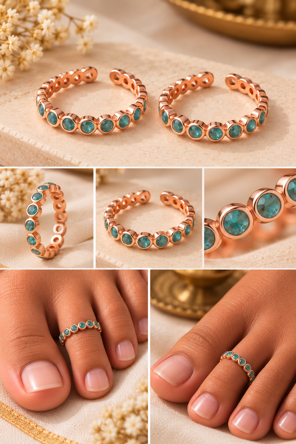 Aazhi • ஆழி • 925 Silver Toe Rings