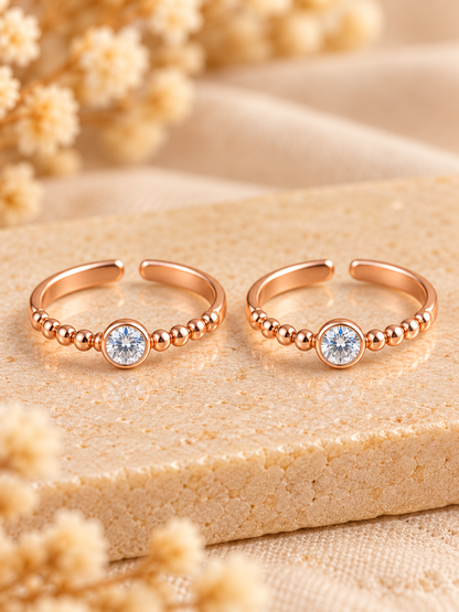 Venmathi • வெண்மதி • 925 Silver Toe Rings