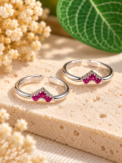 Veyra • வேய்ரா • 925 Silver Toe Rings