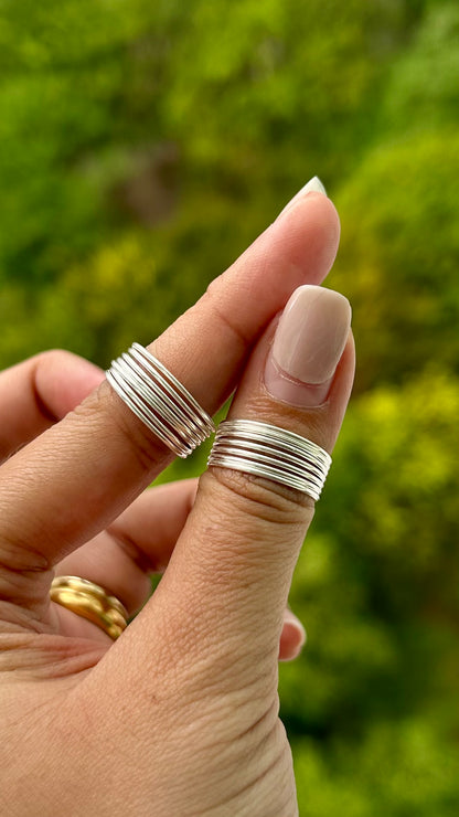 சுழலி, Suzhali - 925 Spiral Silver Metti