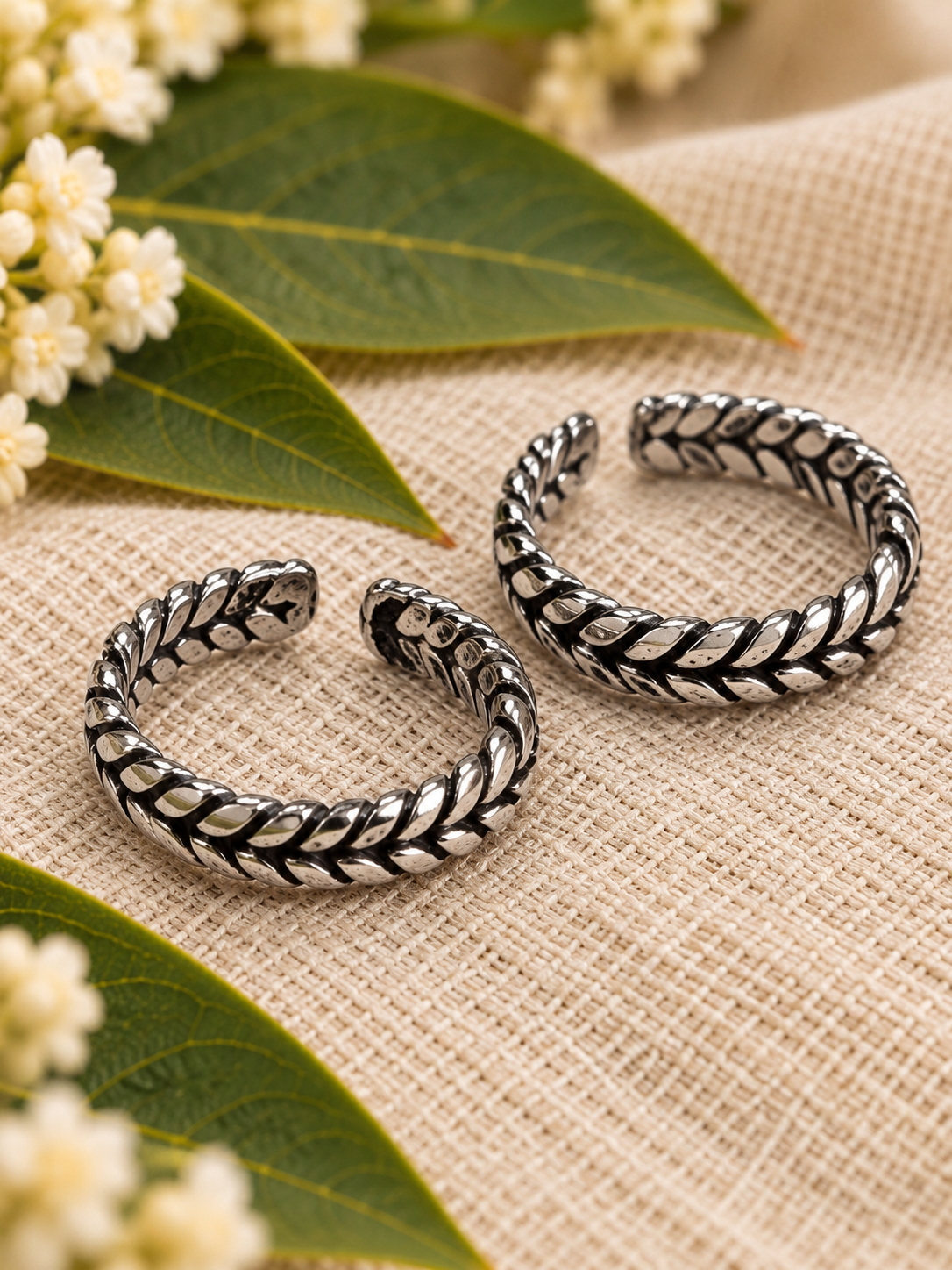 Izhai • இழை • 925 Silver Toe Rings