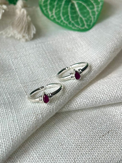 Leela • லீலா • 925 Silver Toe Rings