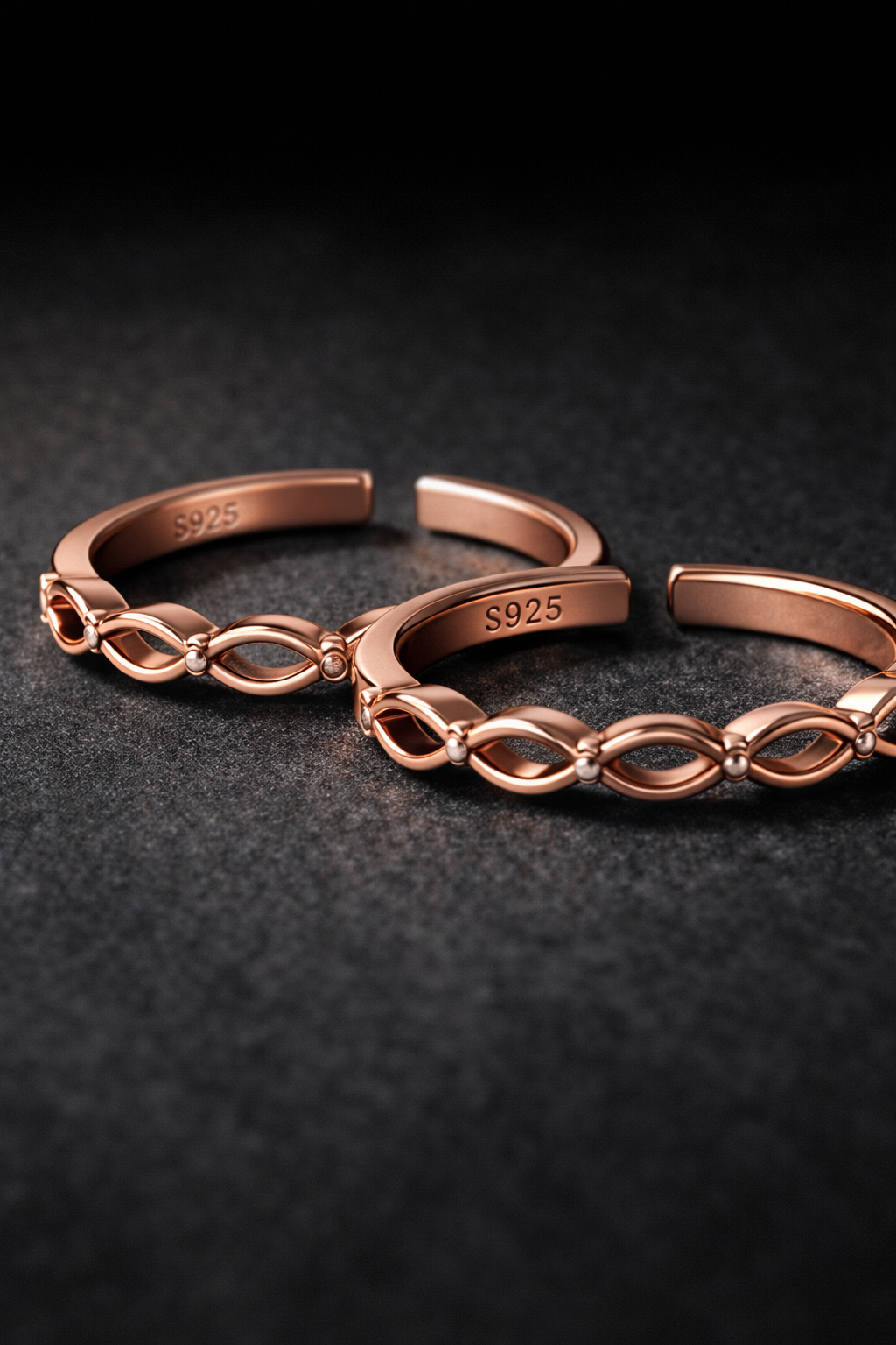 Vizhila • விழிலா • 925 Silver Toe Rings