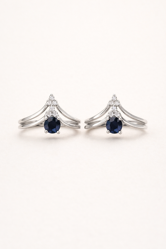 Vaanmathi • வாண்மதி • 925 Silver Toe Rings