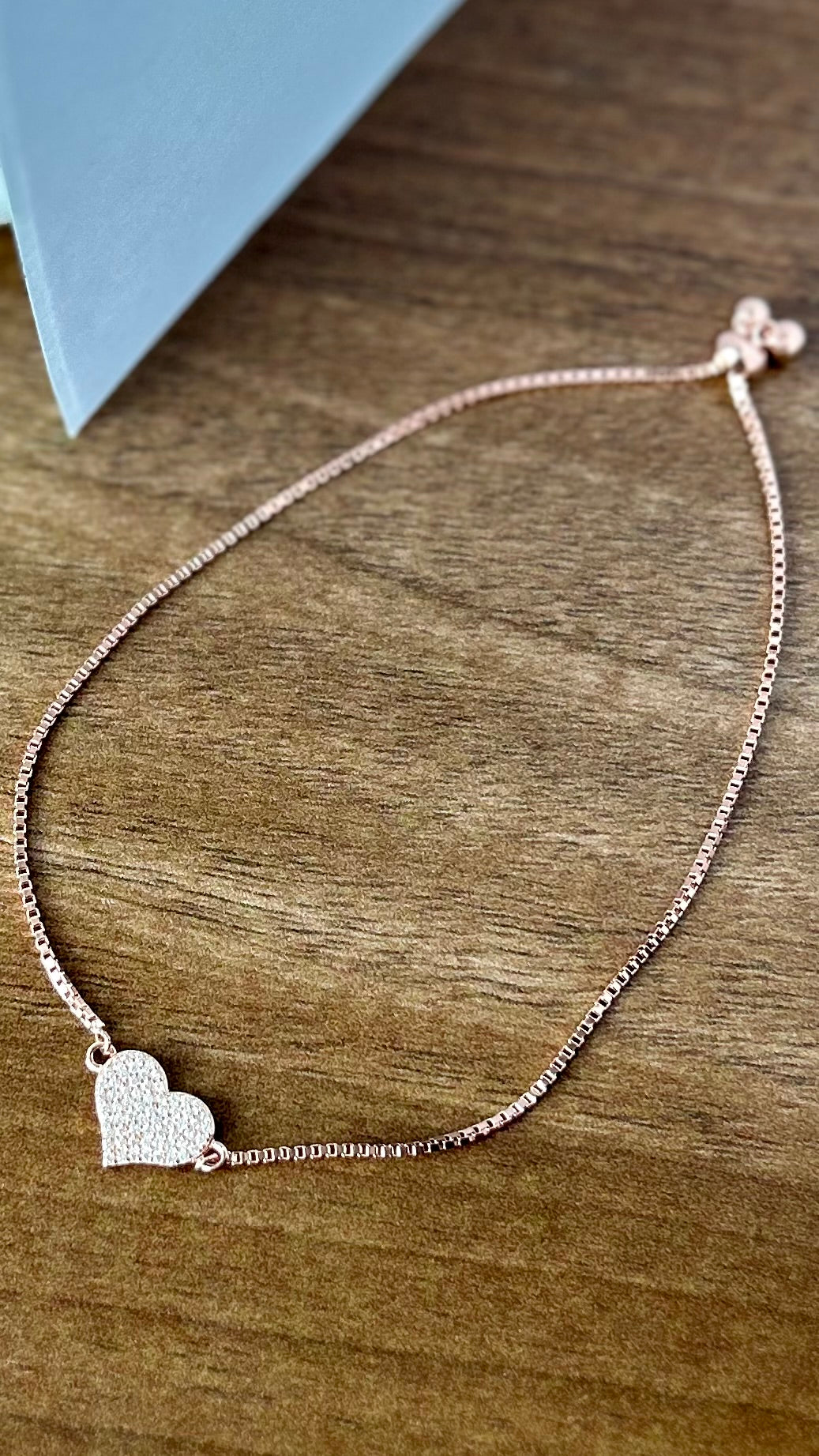 Anbu Ithazh • அன்பு இதழ் • 925 Silver Bracelet • Rose Gold Polish