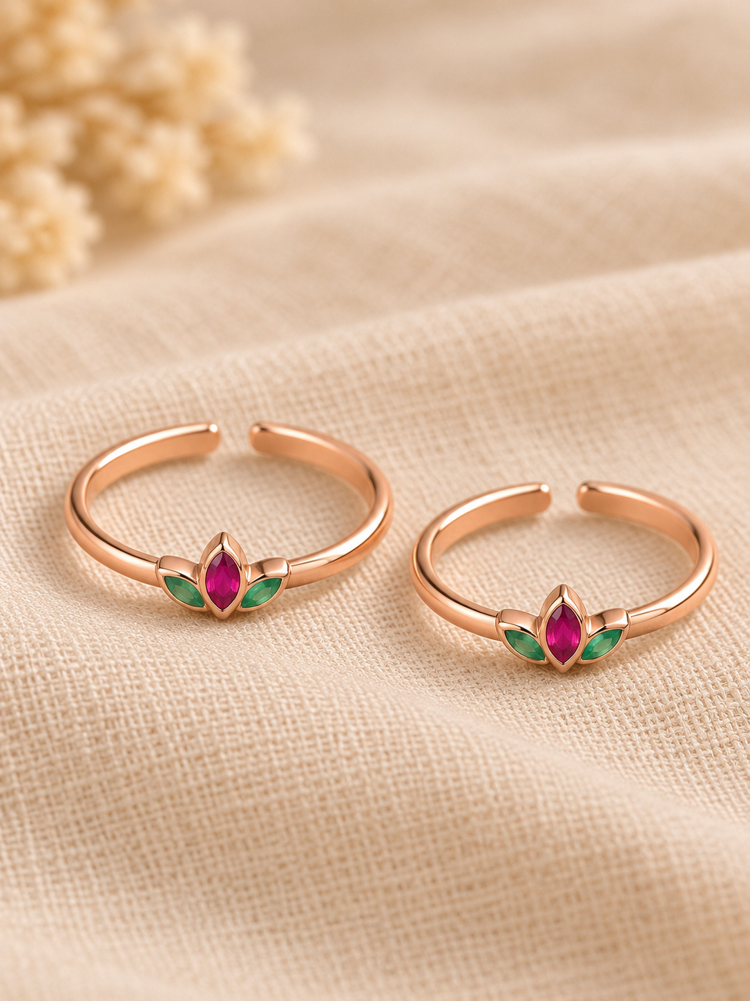 Sudari • சுடரி • 925 Silver Toe Rings