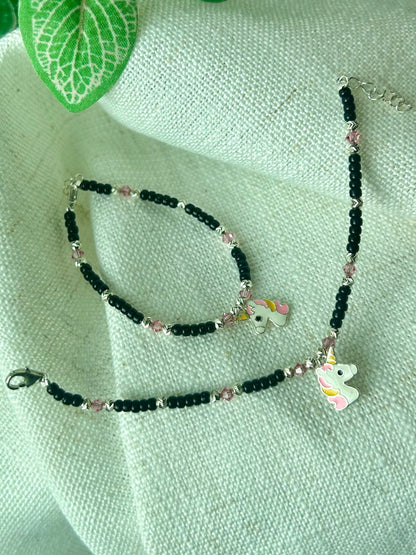 Kanavu • கனவு • 925 Silver Baby Anklet/Bracelet Pair