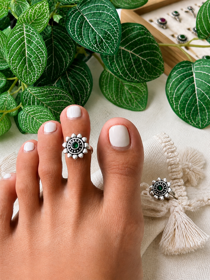 Samandhi • Marigold Toe Ring • 925 Silver