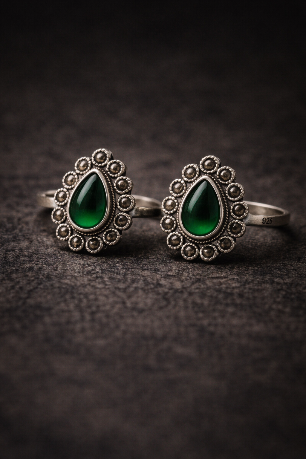 Mazhaithuli • மழைதுளி • 925 Silver Toe Rings