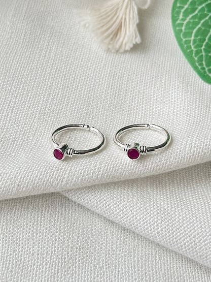 Meera • மீரா • 925 Silver Toe Rings